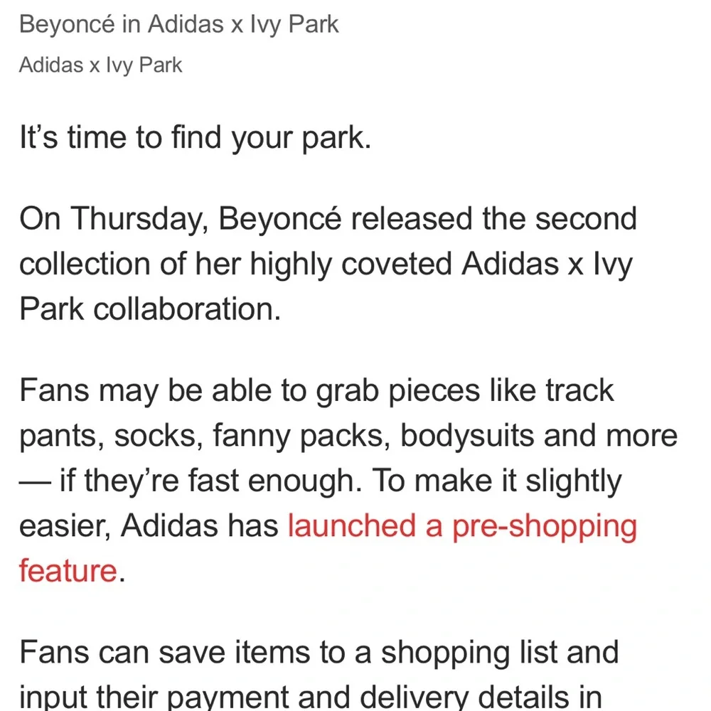 Ivy Park Adidas Blazer (S) - Picture 5 of 12